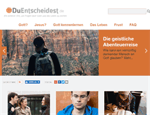 Tablet Screenshot of duentscheidest.com